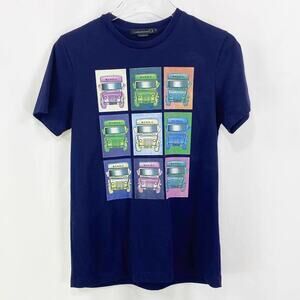 COLLEZIONE Blue Graphic Printed Jeepney Top